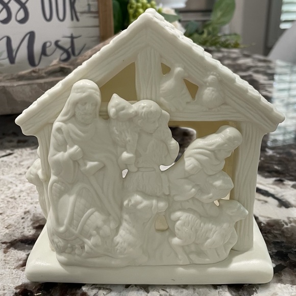 PartyLite Accents Partylite O Little Town Shepards Pl733 Porcelain